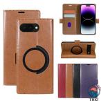 Pixel9a кейс блокнот type покрытие Qi зарядка беспроводной зарядка соответствует блокнот type PU кожанный кейс карта место хранения подставка функция с магнитом . простой симпатичный ударная абсорбция покрытие 