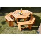  сад тормозные колодки шпаклевка .o стол bench (4 позиций комплект ) шестиугольник взрослый 6 человек сиденье .. зонт отверстие имеется Brown 