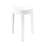 東谷　スツール　PC-860WH　W35.5×D35.5×H45.5　1.5kg　完成品