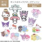 ショッピングワッペン 【選べる】 ワッペン アップリケ サンリオ シール アイロン 両用タイプ 簡単 接着 便利 簡単 キャラクター かわいい 【▲】/サンリオキャラクターズワッペン