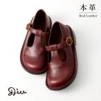 ショッピングストラップ Tストラップシューズ 本革 レザー シューズ レディース 20代〜60代 ナチュラル カジュアル 旅行 甲高 外反母趾 疲れにくい Diu ディウ 125D2648 Sapin(サパン)