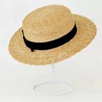 カンカン帽 ラフィア ブレード 大きなリボン お洒落 サイズ調整 夏 春 ファッション ボーターハット キャノチエ ベージュ