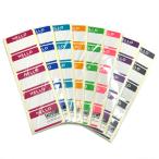 [ одиночный цвет 100 шт. комплект ]FADEBOMB ''HELLO my name is'' Name Badge Label название . этикетка наклейка 