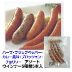 ソーセージ ビアソーセージ 冷凍 クイックビアソーセージ 5本 125g ウインナー 盛り合わせ 5種 日東ベスト