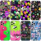 スプラトゥーン スマホケース Iphone14/13/12ケース スマホカバー Iphone全機種対応 携帯電話ケース 周り黒いTPU素材+裏面強化ガラス アイフォンケース