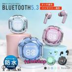 ワイヤレスイヤホン 内部可視化 Bluetooth5.3対応　ハンズフリー通話　タッチ操作 近未来感 完全ワイヤレス 軽量 残量目安LED IPX4防水
