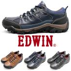 ショッピング登山 EDWIN トレッキングシューズ ローカット 防水 登山靴 ハイキング アウトドアシューズ 耐滑ソール 紐靴 エドウィン edm9809