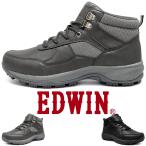 防水 スニーカー メンズ ハイカットスニーカー 防滑 スパイク底 アウトドアシューズ 止水ガゼット おしゃれ 紐靴 EDWIN エドウィン EDS9110｜正規販売店