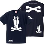 ドクロおもしろ馬Tシャツ半袖うまド...
