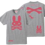 ドクロおもしろウサギTシャツ半袖う...