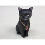 Yahoo! Yahoo!ショッピング(ヤフー ショッピング)キャット おすまし猫の置物　ブラック　置物　インテリア　猫　オーナメント　プレゼント　ギフト