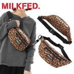 Yahoo! Yahoo!ショッピング(ヤフー ショッピング)ミルクフェド MILKFED LEOPARD PRINT FANNYPACK レオパード プリント ファニーパック ウエストバッグ カバン ヒョウ柄 小物 レディース ブランド