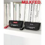 Yahoo! Yahoo!ショッピング(ヤフー ショッピング)ミルクフェド MILKFED. MESH PENCIL CASE メッシュ ボックスロゴ バーロゴ ペンケース 筆箱 小物入れ 雑貨 ギフト レディース ブランド