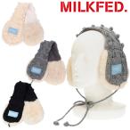  Milkfed MILKFED. CABLE KNIT EARMUFFS кабель вязаный наушники уголок данный . защищающий от холода симпатичный взрослый популярный женский бренд стандартный 