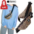 Yahoo! Yahoo!ショッピング(ヤフー ショッピング)エックスガール X-GIRL × LeSportsac レスポートサック EASY ROUNDED BELT BAG ウエスト バッグ カバン レオパード ヒョウ柄 コラボ ブランド レディース