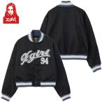 【予約】X-girl エックスガール LOGO AND NUMBER VARSITY JACKET ヴァーシティジャケット スタジャン レディース ロゴワッペン Y2K ストリート 105263021008