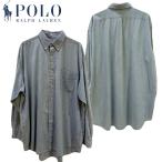 ポロ ラルフローレン POLO Ralph Lauren ビッグ シャンブレー シャツ 長袖 オーバーサイズ ポケット付き 羽織り ブランド ユニセックス 新品