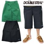 ☆セール SALE☆ DOUBLE STEAL ダブルスティール タギング バギーハーフパンツ ショートパンツ シンプル ワイド 長め 出川哲郎 ブランド メンズ 正規品 新品