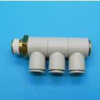 KQ2VT10-03AS Triple универсальный патрубок SMC разряд S б/у товар 