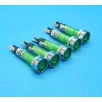 NB181PGF (5PCS) зеленый *8Φ маленький размер индикаторная лампа Maruyasu не использовался товар 