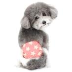 Ranphy 犬用サニタリーパンツ 星柄 男の子用おしっこオムツ 可愛い 通気性 防水性 オス 犬のおむつ オムツ 生理パンツ オムツカバー