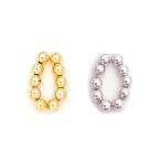 パール金または銀 3mm（10個）  手芸やアクセサリー ラッピングに