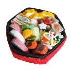 お正月飾り ちりめん細工 おせち 六角(1個)