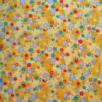  крепдешин ткань .. золотая краска .. маленький цветок желтый GH-21/04 10cm украшение для волос . кнопка, ручка настройки умение . 2 . искусственный шелк .. японский стиль лоскут 