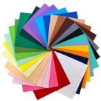 カラーフェルト ソフト 20ｃｍ×20ｃｍ（1枚）（27色） 手芸材料 アップリケ スイーツ 工作 服飾 ラッピング
