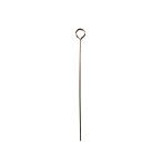 ９ピン 0.７×3０mm ニッケル（1本） アクセサリーパーツ 手芸材料 携帯ストラップやキーホルダーを作るのに便利