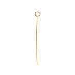 ９ピン 0.７×3０mm ゴールド（1本） アクセサリーパーツ 手芸材料 携帯ストラップやキーホルダーを作るのに便利