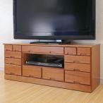 テレビ台 ローボード 桐製 13杯引き出し 幅102cm 完成品 隠しキャスター付 テレビボード ローチェスト 電話台 FAX台 背面コード穴 天然木 防虫 防湿