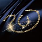  магнитное колье мужской titanium плоский очень толстый оригинальный золотой IP обработка натуральный бриллиант магнитные аксессуары сделано в Японии медицинская помощь оборудование одобрение 45cm 55cm подарок Gold 