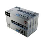 カセットテープ 60分 4本組 HDCT60M4P 録音用 ノーマルポジション オーディオテープ 4巻パック ラジオ録音 カラオケ お稽古 シニア 高齢者