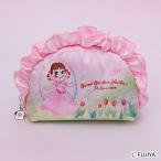 不二家 公式 スウィートガーデンウェディング ペコちゃん フリルポーチ ポーチ 化粧