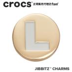 ショッピングジビッツ クロックス crocs【アクセサリー jibbitz ジビッツ】GOLD Letter L / ゴールドレター「L」|10008518