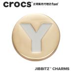 クロックス crocs【アクセサリー jibbitz ジビッツ】GOLD Letter Y / ゴールドレター「Y」|10008531