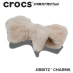 ショッピングジビッツ クロックス crocs【アクセサリー jibbitz ジビッツ】ELEVATE3 //Furry Oversized Bow/ファーリー オーバーサイズ ボウ/フワフワ/リボン/10013132｜