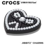 クロックス crocs【アクセサリー jibbitz ジビッツ】ELEVATE3//Beaded Heart and Bow/ビーズド ハート アンド ボウ/リボン|10014203