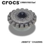クロックス crocs【アクセサリー jibbitz ジビッツ】Shoelry4 //Silver and Black Emblem/シルバー＆ブラック エンブレム｜10016624