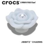  Crocs crocs[ аксессуары jibbitzji Bit'z ]NATURE1 //Purple Flower With SMT Pearl/ лиловый цветок with SMT жемчуг l10017429