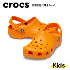 ショッピングキッズ サンダル クロックス crocs【キッズ サンダル】Classic Clog T/クラシック クロッグ トドラー/オレンジング｜##