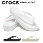 クロックス crocs【レディース サンダル】Classic Platform Flip W/クラシック プラットフォーム フリップ|##