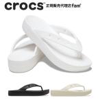 ショッピング厚底 サンダル クロックス crocs【レディース サンダル】Classic Platform Flip W/クラシック プラットフォーム フリップ｜##