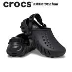 ショッピングクロックス レディース クロックス crocs【メンズ レディース サンダル】Echo Clog/エコー クロッグ/ブラック｜☆