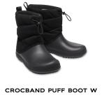 【クロックス crocs レディース】crocband puff boot w/ クロックバンド パフブーツ ウィメン