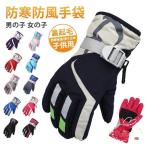 スキー グローブ 手袋 キッズ 裏起毛 厚手 防寒 防水 防風 スノー手袋 裏ボア 滑り止め 保温 暖かい 男の子 女の子 アウトドア 登山 雪遊び