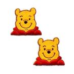  Disney Винни Пух нашивка 4×3.5cm нашивка утюг рукоделие .... ручная работа выше like ребенок входить . входить .Winnie the Pooh Disney DI400 DI52 yp