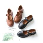 ローファー　ロリータ フラットシューズ  森ガール ぺたんこ靴 ぺたんこ　ベルト付き カジュアル ナチュラル コンフォート レディース　可愛い　柔らかい