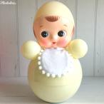 Yahoo! Yahoo!ショッピング(ヤフー ショッピング)レトロドール トンガリ頭のおきあがりこぼし人形 クリーム